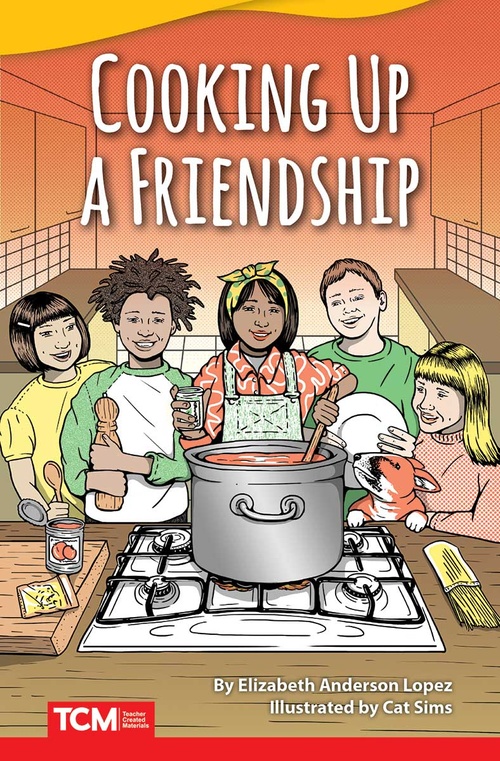 Couverture ebook de Cooking Up a Friendship, de Elizabeth Anderson Lopez