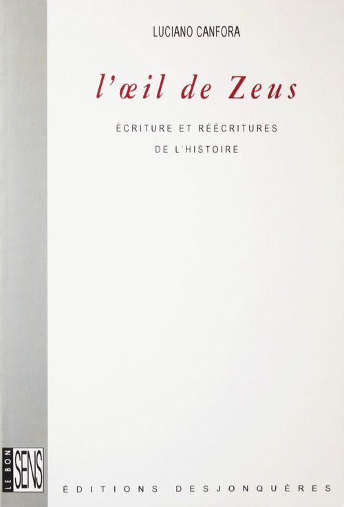 ebook cover of L´OEil de Zeus, by Luciano Canfora