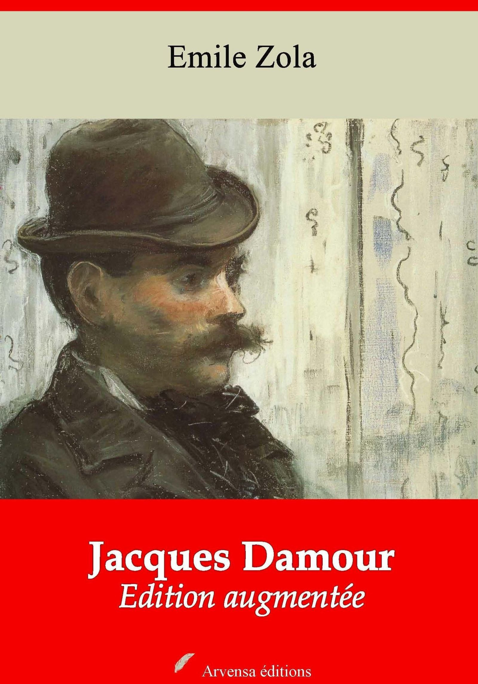 Couverture ebook de Jacques Damour - suivi d'annexes, de Emile Zola