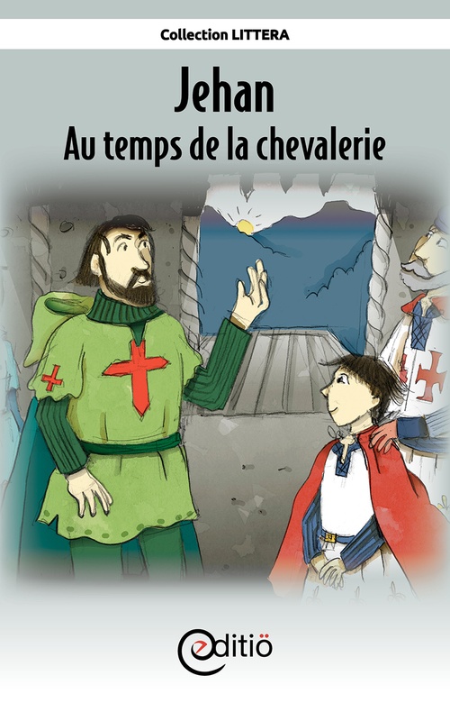 Couverture ebook de Jehan - Au temps de la chevalerie, de Annick Loupias