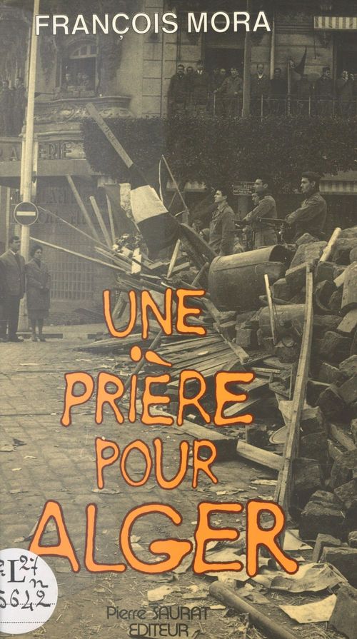 ebook cover of Une prière pour Alger, by Mora F