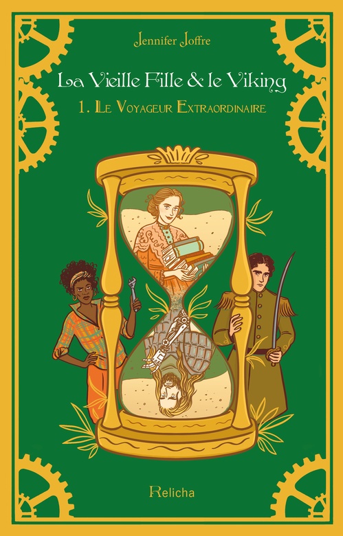 ebook cover of La Vieille Fille & Le Viking, by Jennifer Joffre, Elléa Bird