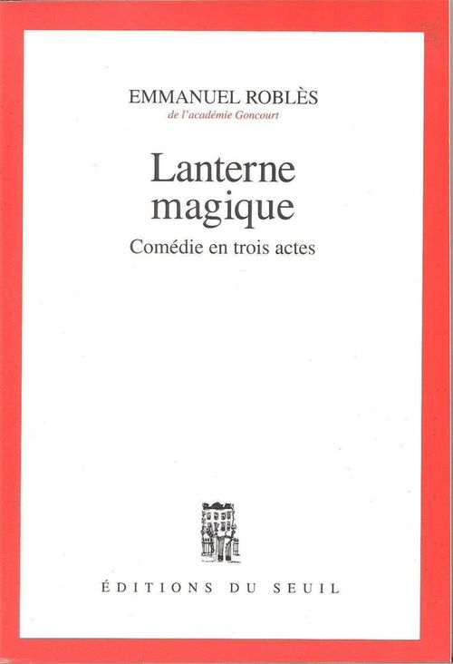 ebook cover of Lanterne magique. Comédie en trois actes, by Emmanuel Roblès