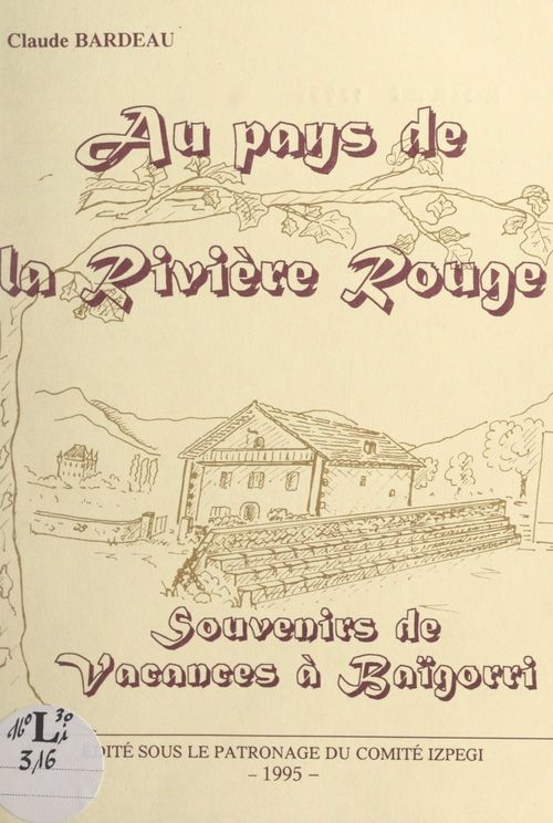 ebook cover of Au pays de la rivière rouge, by Claude Bardeau (Papi Buffado)