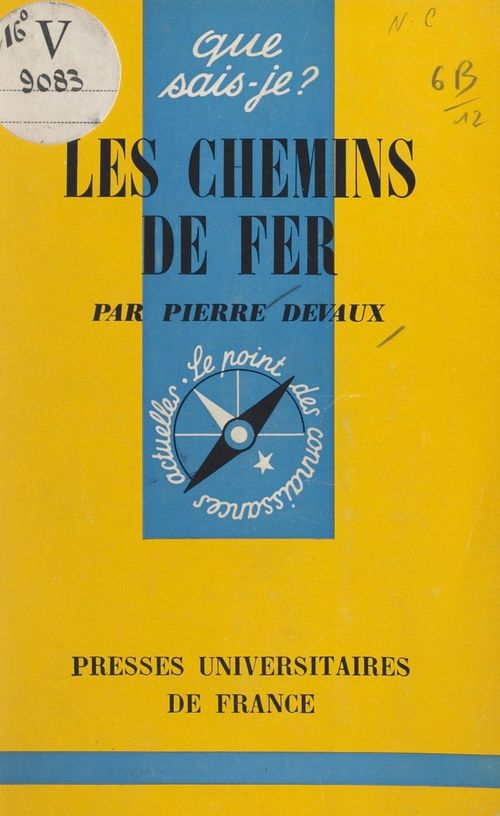 Couverture ebook de Les chemins de fer, de Pierre Devaux