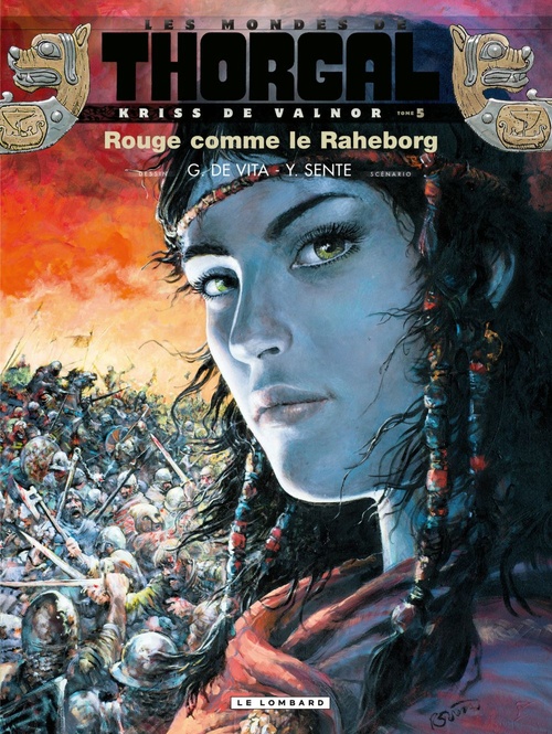 ebook cover of Kriss de Valnor - Tome 5 - Rouge comme le Raheborg, by Giulio De Vita, Yves Sente