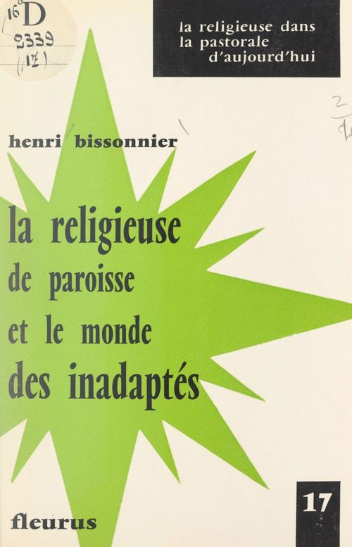 Couverture ebook de La Religieuse de paroisse et le monde des inadaptés, de Henri Bissonnier