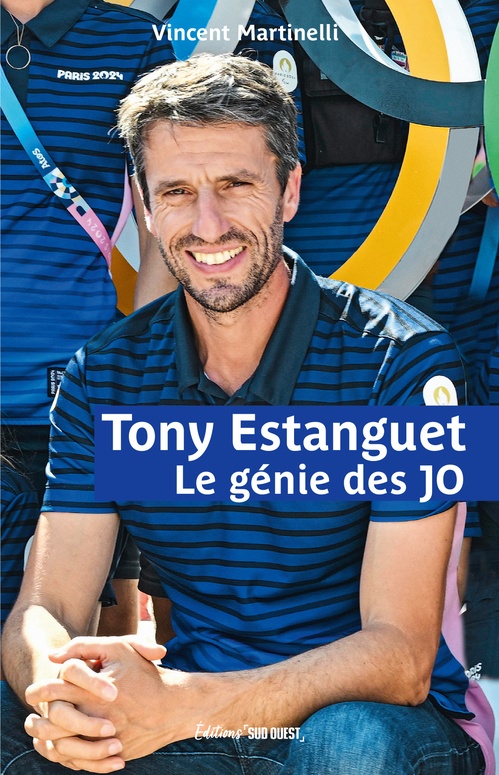 ebook cover of Tony Estanguet. Le génie des JO, by Vincent Martinelli