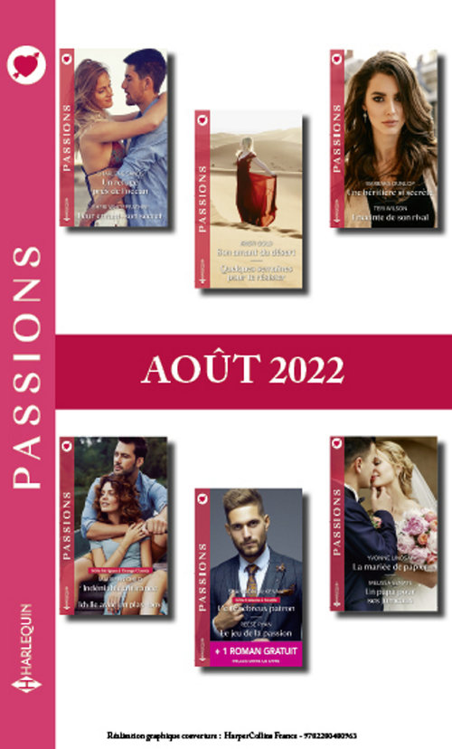 Couverture ebook de Pack mensuel Passions - 12 romans + 1 gratuit, de Collectif
