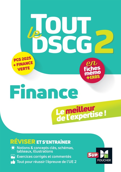 ebook cover of Tout le DSCG 2 - Finance PCG 2025 - Révision et entraînement, by Sandrine Wendling
