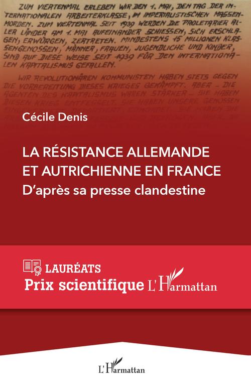 ebook cover of La Résistance allemande et autrichienne en France, by Cécile Denis