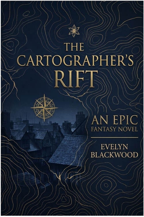 Couverture ebook de The Cartographer's Rift An Epic Fantasy Novel, de EVELYN BLACKWOOD