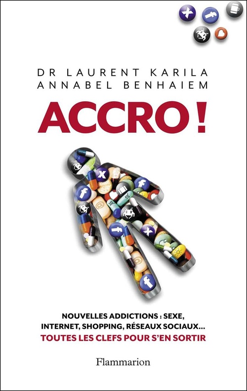 Couverture ebook de Accro, de Annabel Benhaiem, Laurent Karila