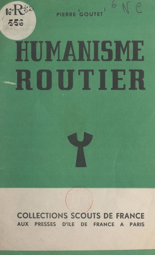 Couverture ebook de Humanisme routier, de Pierre Goutet