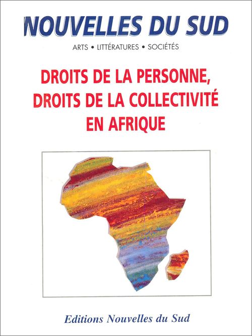 Couverture ebook de Droits de la personne, droits de la collectivité en Afrique, de Collectif