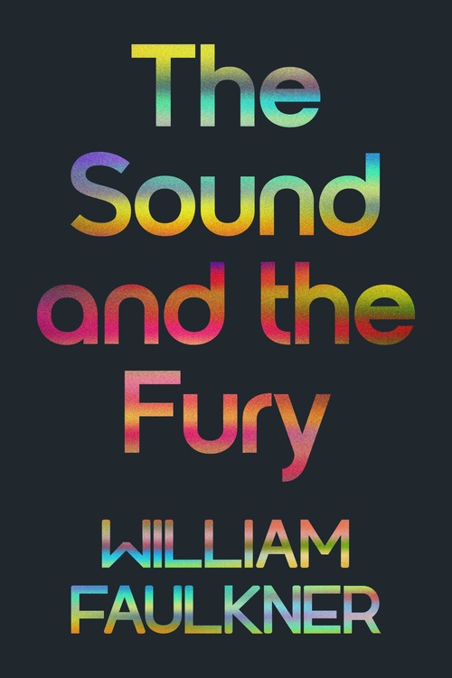 ebook cover of The Sound and the Fury, by William Faulkner