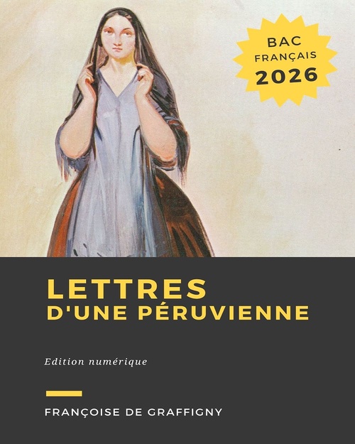 Couverture ebook de Lettres d'une Péruvienne, de Francoise De Graffigny