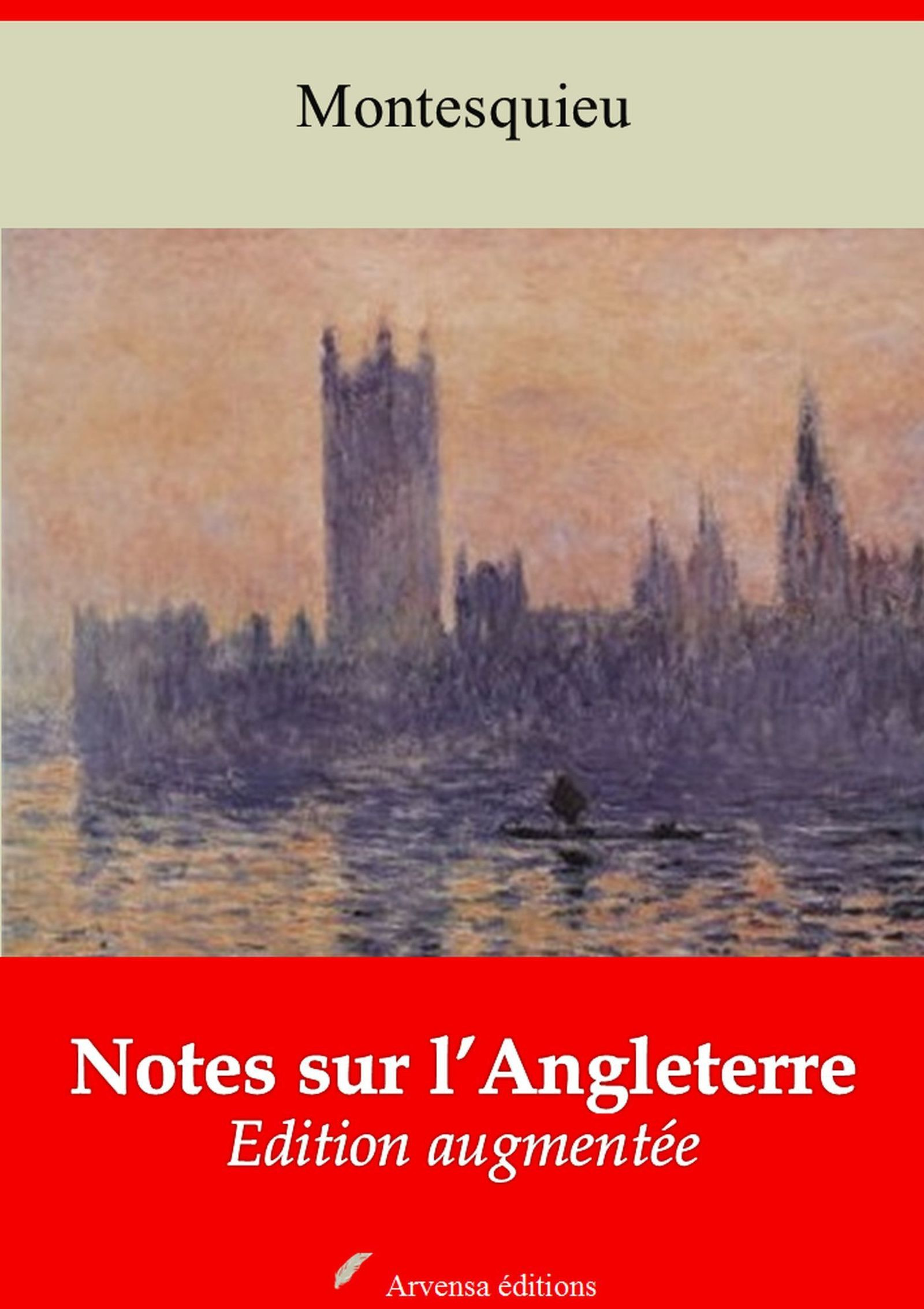 Couverture ebook de Notes sur l´Angleterre - suivi d'annexes, de Charles De Montesquieu