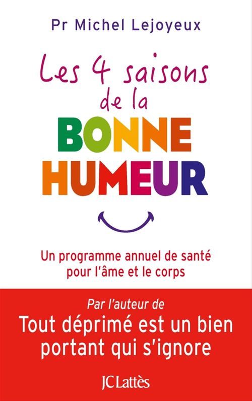 Couverture ebook de Les 4 saisons de la bonne humeur, de Michel Lejoyeux