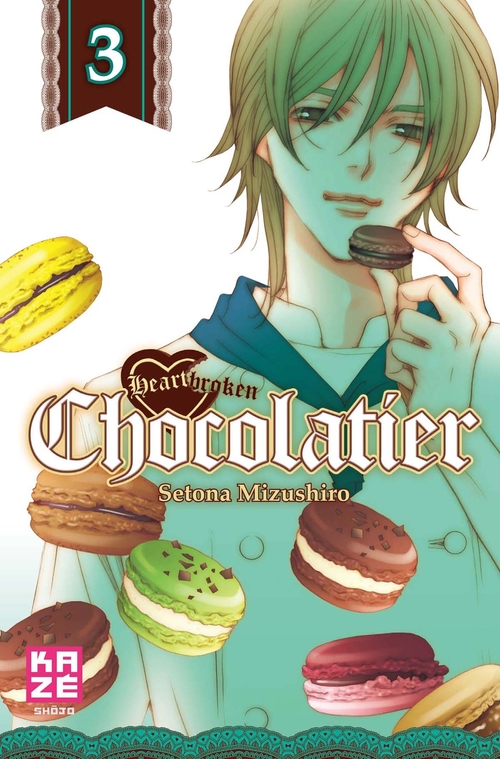Couverture ebook de Heartbroken Chocolatier T03, de Setona Mizushiro