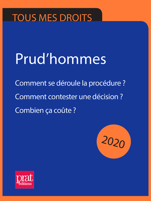 Couverture ebook de Prud´hommes 2020, de Sandrine Bourdais, Brigitte Vert
