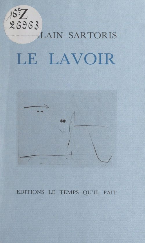 ebook cover of Le lavoir, by Ghislain Sartoris