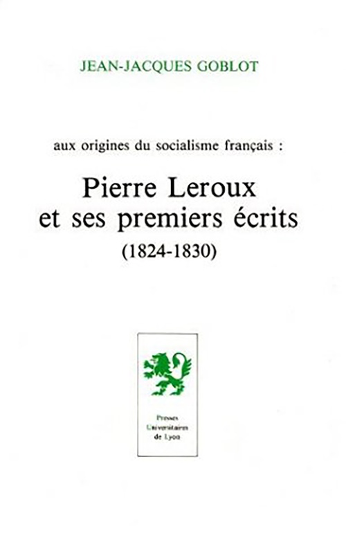 Couverture ebook de Aux origines du socialisme français, de Jean-jacques Goblot