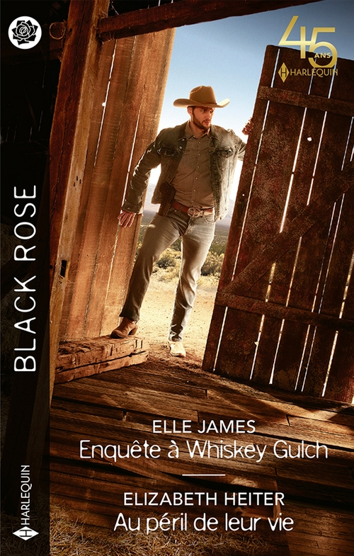 Couverture ebook de Enquête à Whiskey Gulch - Au péril de leur vie, de Elizabeth Heiter, Ella James