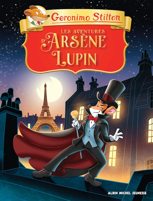 ebook cover of Les Aventures d'Arsène Lupin, by Geronimo Stilton