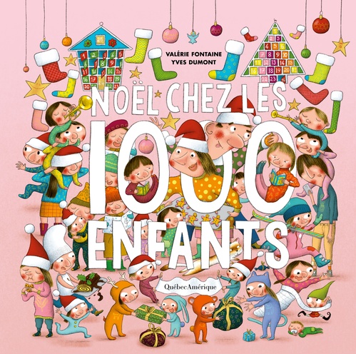 Couverture ebook de Noël chez les 1000 enfants, de Valérie Fontaine
