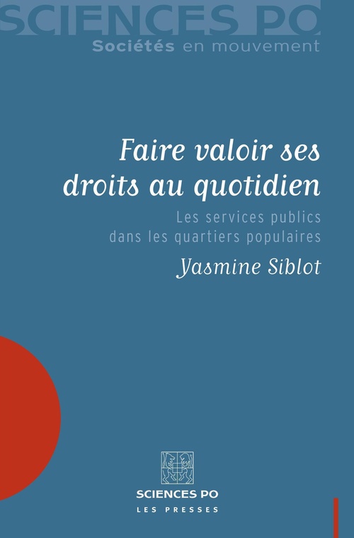 Couverture ebook de Faire valoir ses droits au quotidien, de Yasmine Siblot