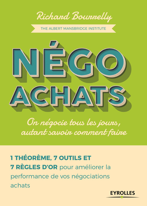 Couverture ebook de Négo achats, de Richard Bourrelly
