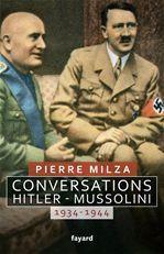 Couverture ebook de Conversations Hitler-Mussolini, de Pierre Milza