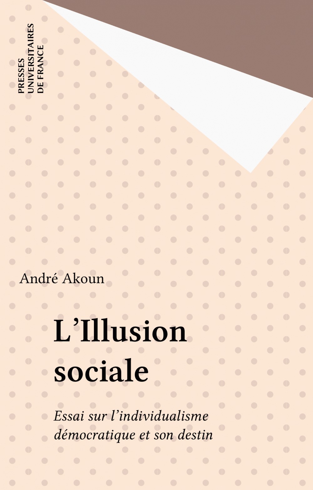 Couverture ebook de L'Illusion sociale, de Akoun André