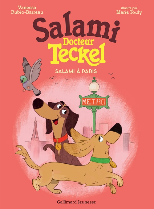 Couverture ebook de Salami, Docteur Teckel (Tome 4) - Salami à Paris, de Vanessa Rubio-Barreau, Marie Touly