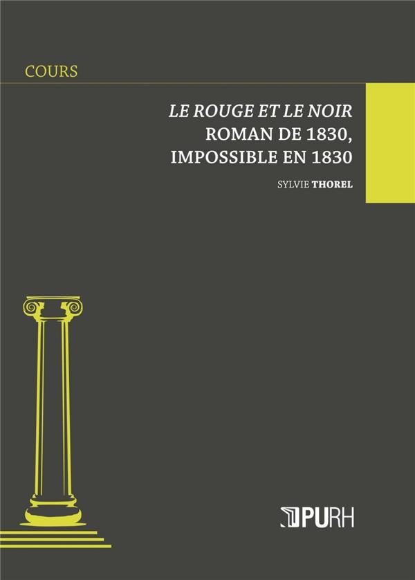Couverture ebook de Le Rouge et le Noir, de Sylvie Thorel