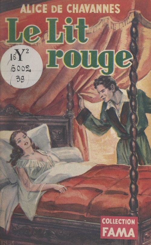 Couverture ebook de Le lit rouge, de Alice De Chavannes