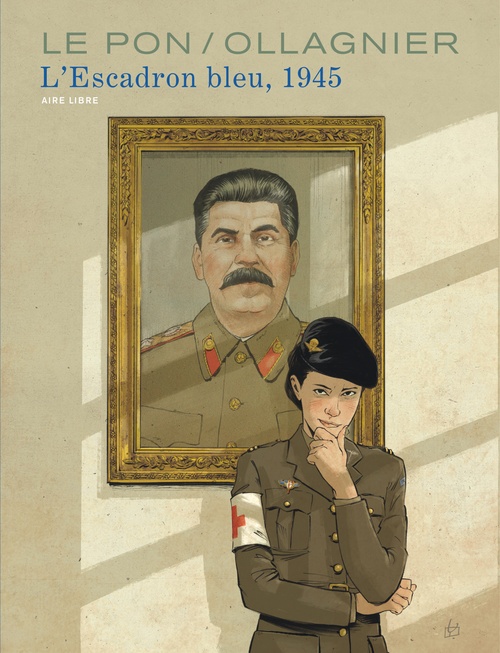 ebook cover of L'Escadron bleu, 1945, by Virginie Ollagnier