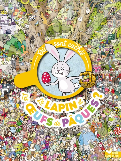 Couverture ebook de Où sont cachés le lapin et les oeufs de Pâques ?, de Chuck Whelon