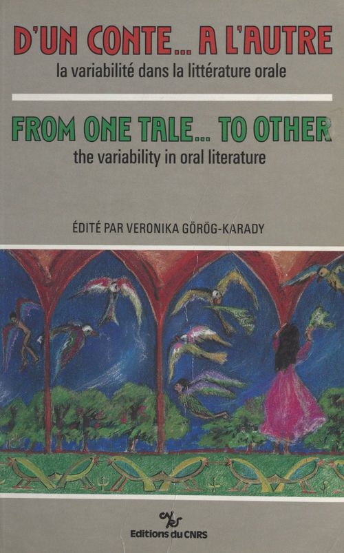 Couverture ebook de D'un conte à l'autre : la variabilité dans la littérature orale, de Gorog, Karady