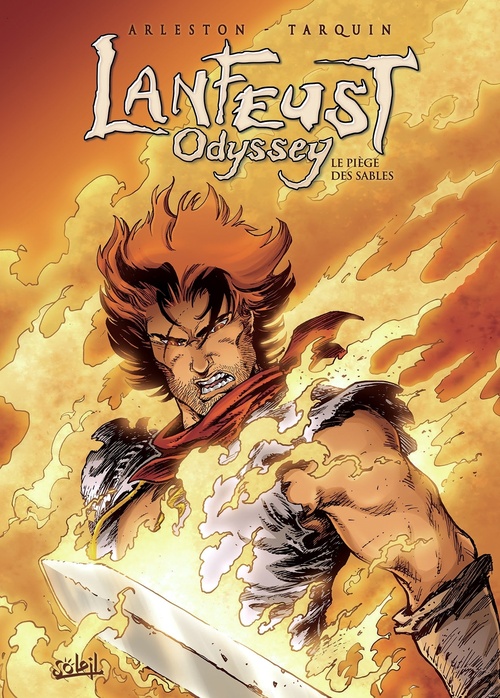 Couverture ebook de Lanfeust Odyssey T05 - Le piège des sables, de Christophe Arleston