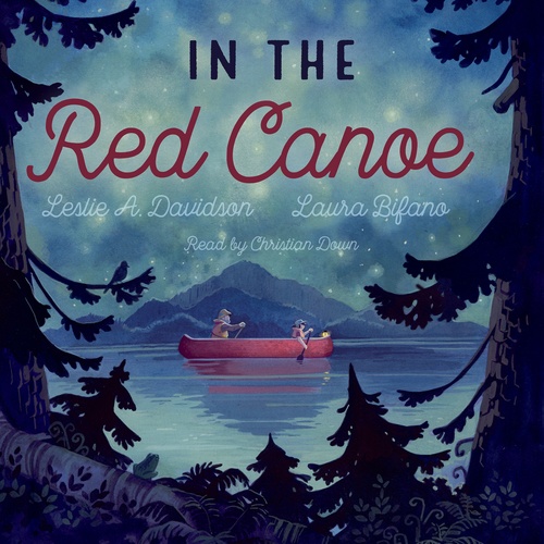 audiobook cover of In the Red Canoe, by Leslie A. Davidson