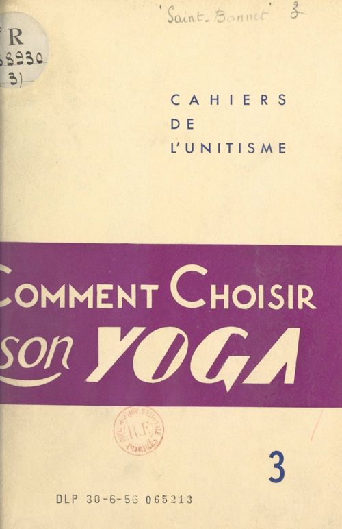 Couverture ebook de Précisions sur ce que l'on peut attendre du yoga, de Georges Saint-bonnet