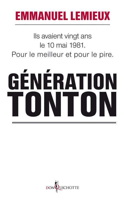 ebook cover of Génération Tonton, by Emmanuel Lemieux