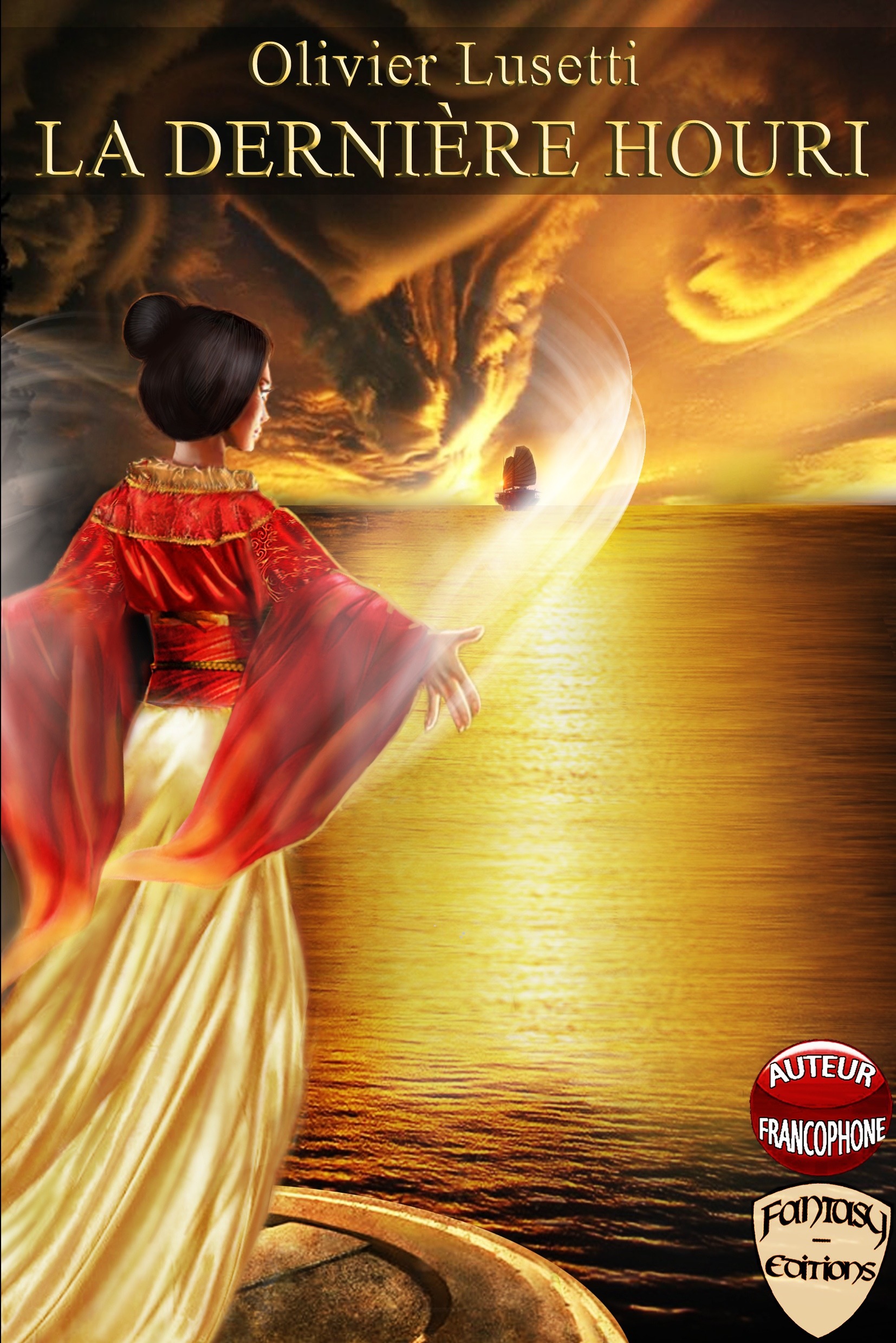 Couverture ebook de La dernière Houri, de Olivier Lusetti