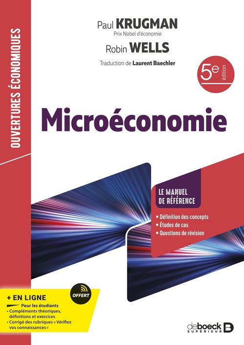 ebook cover of Microéconomie, by Paul R Krugman, Robin Wells