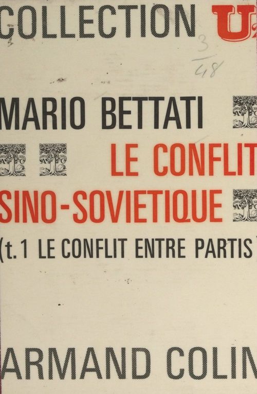 Couverture ebook de Le conflit sino-soviétique (1), de Mario Bettati