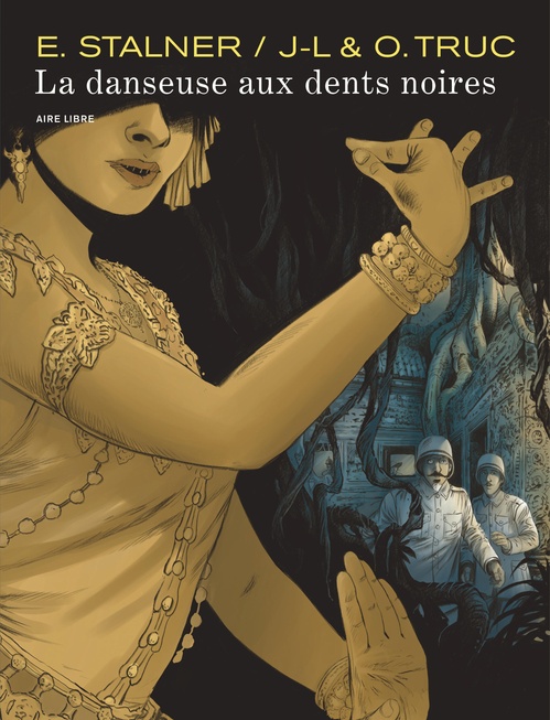 ebook cover of La danseuse aux dents noires, by Jean-Laurent Truc, Olivier Truc