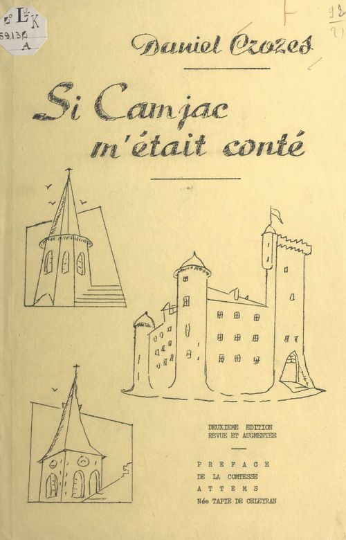 Couverture ebook de Si Camjac m'était conté, de Daniel Crozes