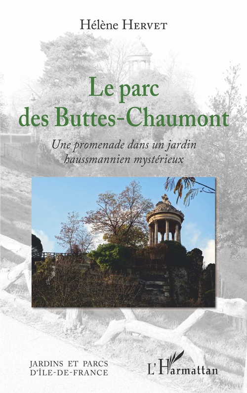 Couverture ebook de Le parc des Buttes-Chaumont, de Hélène Hervet